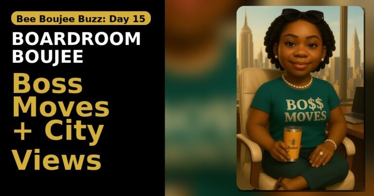 Boujee Buzz:  Boardroom Boujee—Boss Moves & City Views Adventure