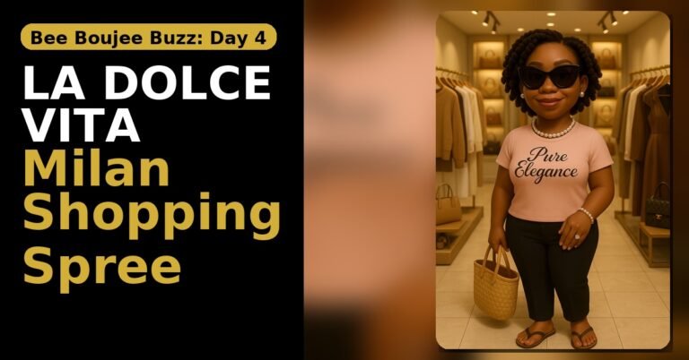 Boujee Buzz: La Dolce Vita—Milan Shopping Spree Adventure